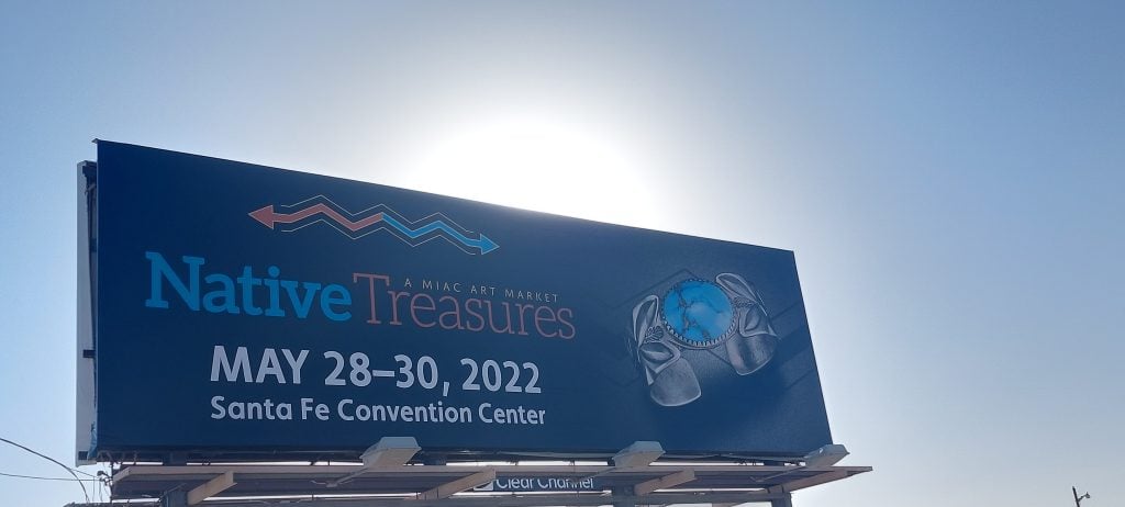 Museum of New Mexico billboard 