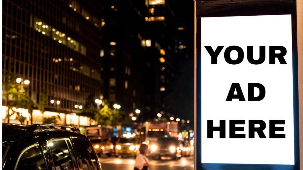 Street-level advertising spaces like this digital bus shelter are ideal for hyper-local impact. Insurance agencies can increase insurance sales by placing simple, high-visibility ads in areas where residents walk, shop, and commute daily—boosting trust and brand familiarity.