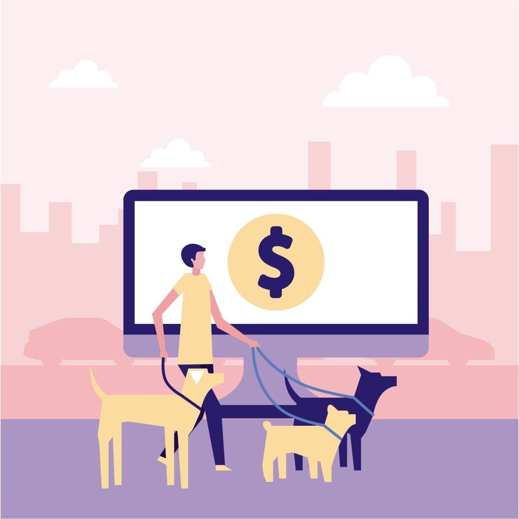 What is ROAS illustrated by a billboard with a dollar symbol, representing how advertising generates revenue and return on ad spend.